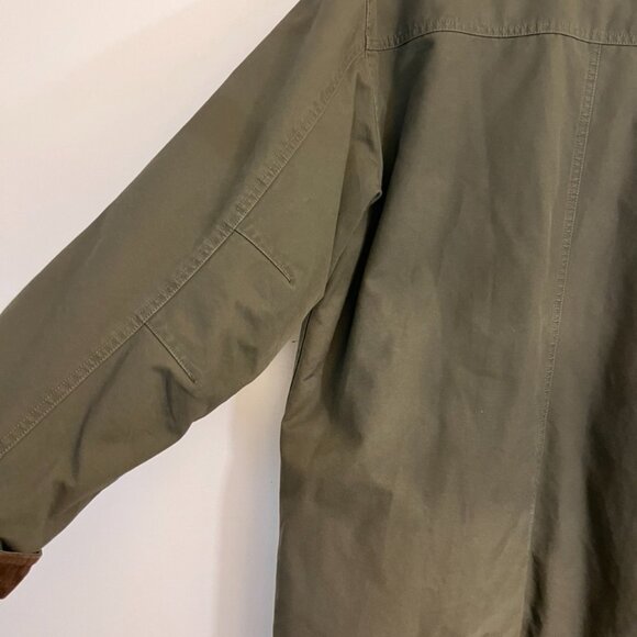 Vintage LL Bean Chore/Barn Coat Men’s Olive Green Corduroy Thinsulate Sz Medium - Picture 15 of 16